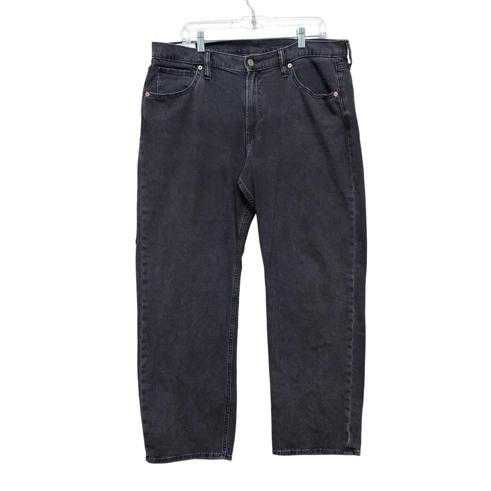 Gap 90s Loose Jeans Womens 33 Short Washed Black Mid Rise Baggy Denim